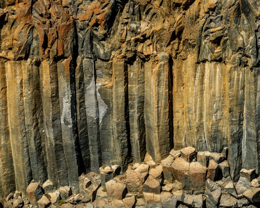 Basalt at Aldeyarfoss No.1 — Iceland  © jj raia