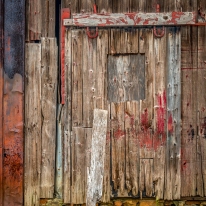Faded Barn Door — Mercer County, NJ © jj raia
